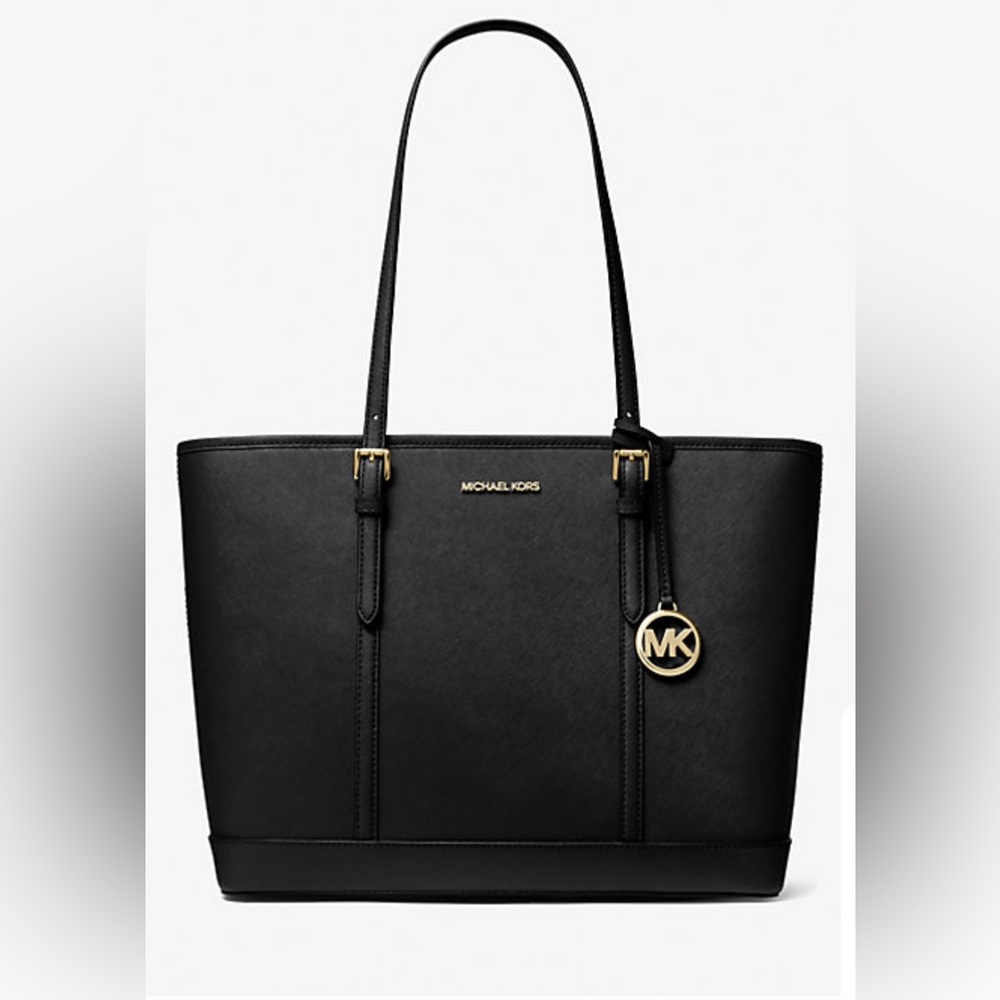 MICHAEL KORS- Jet Set Travel Large Saffiano Leathe